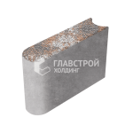 Бортовой камень БРШ 50.20.8, сомон с мраморной крошкой