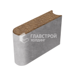 Бортовой камень БРШ 50.20.8, листопад с мраморной крошкой