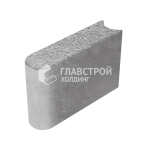 Бортовой камень БРШ 50.20.8, серо-белый с гранитной крошкой